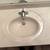 FREE BATH VANITY TOP 61" MARBLE-WHITE/2 FAUCETS 5 thumbnail