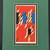 1971 Modernist Japanese Woodblock Print "Work 23" by Kenji Kusaka 1 thumbnail