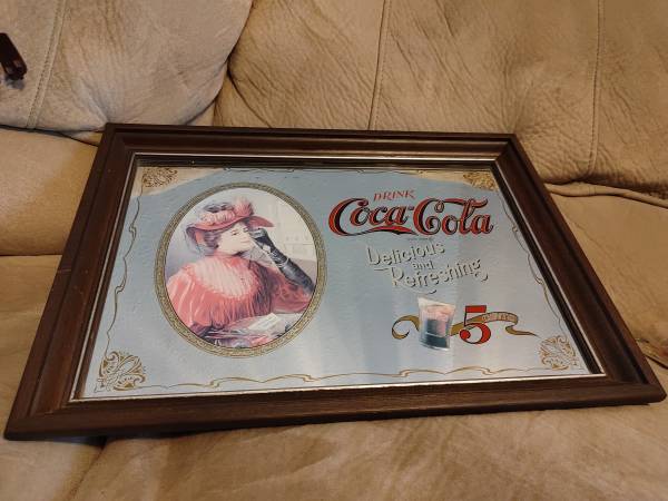 Coca-Cola / Coke Mirrored Sign 1