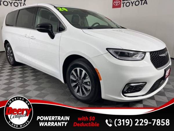Used 2024 Chrysler Pacifica Hybrid Select Bright White Clearcoat 1
