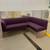 Vintage custom modern purple purple wool sofa sectional by by COR 3 thumbnail