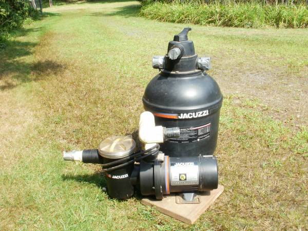 Hot tub pump and filter 1