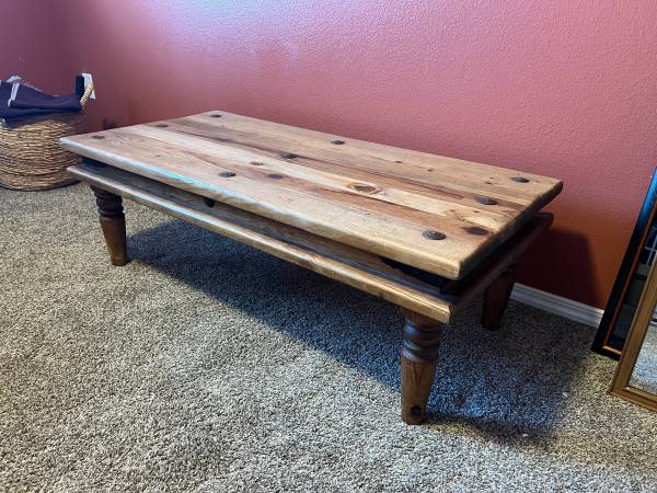 Solid Wood Coffee Table 1