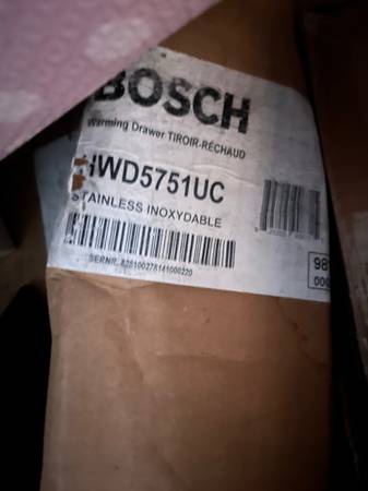 Bosh 27inch warmer drawer ( Brand New ) 1