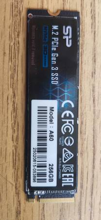 256 GB SP M2 PCIe Gen 3 SSD Hard Drive 1