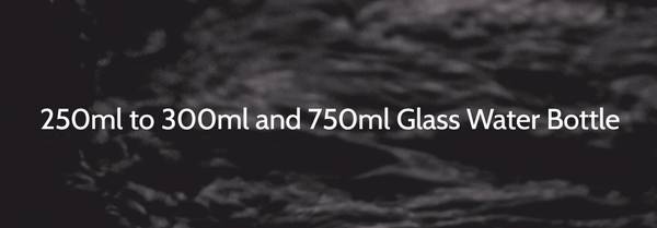 Premium 250ml Glass Water Bottle – Natural Alkaline Mineral Water 1