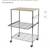 3 Tier Kitchen Carts on Wheels Utility Cart. Microwave Cart, Adjustable Shelves  10 thumbnail