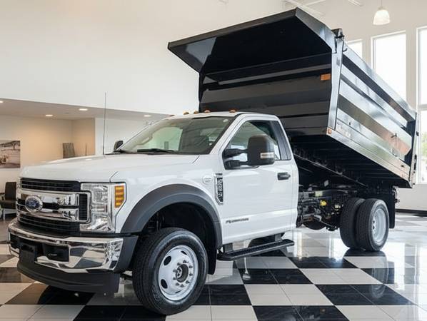 2019 Ford F-550 4x4 6.7L Dump Truck ((1-Owner, Only 46K Miles!!)) 1