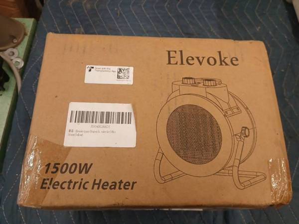 Elevoke 1500 Watt Space Heater 1