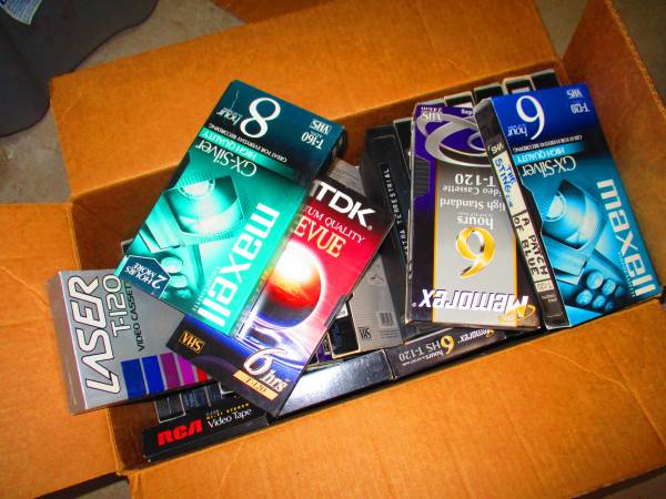 VHS tapes, used 1