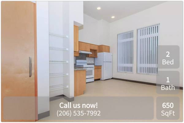$1,969 / 2br - 650ft2 - Check out this deal! Amazing 2 Bed 1 Bath in Seattle (Seattle)64031136658050121