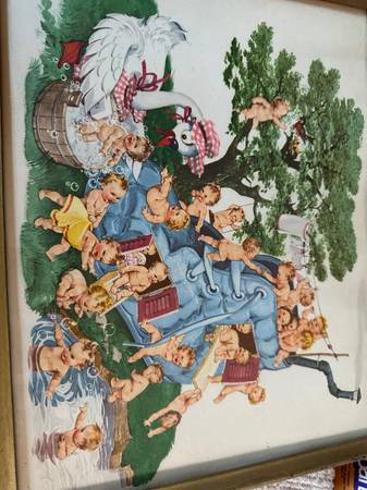 Advertising Art Swanny Babies - 1940’s 1