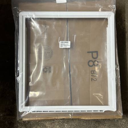 Refrigerator Crisper Pan Cover  Shelf Frame Without Glass 1