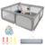 X-Large Playpen (79" x 71") for Babies, Toddlers w/Balls and Rings! 10 thumbnail
