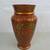 Russian Khokhloma? Wooden Folk Art Vase Hand-Painted 11 3/4" Tall 1 thumbnail