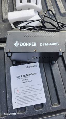 Fog Machine DFM-400S Focus Star Series, 400W, 110-130 volts, 0.3L capacity. 1