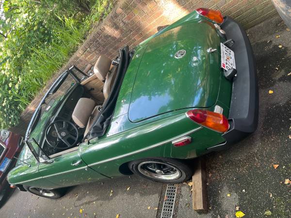 1979 MGB convertible: low miles, runs great, professionally maintained - $8,950 (Silver Spring)63435382730497122