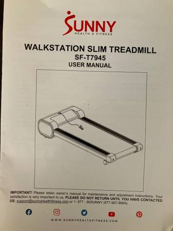 Slim Treadmill for Under Stand-up Desk 1