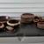 Large Brown Drip Pottery Lot, Hull & Roseville 1 thumbnail