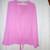 New, Pink with Black, Soft Blouse Top, Size L 1 thumbnail