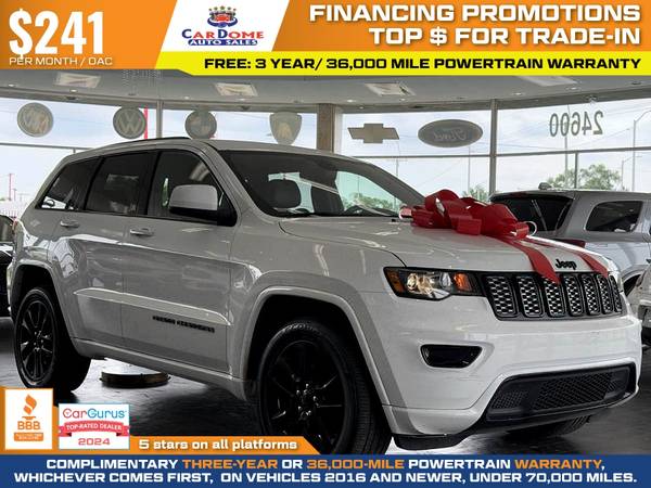 2018 Jeep Grand Cherokee Altitude - $292 (CarDome)63470235789059121