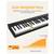 KONIX 88 Key Semi Weighted Keyboard Piano, Full Size Digital Piano wit 2 thumbnail