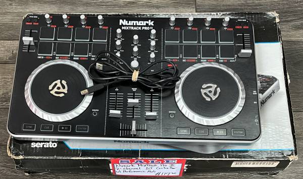 Numark Mixtrack Pro II 2-Channel DJ Controller W/ Performance Pads 1
