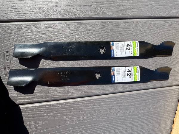 42" Lawnmower blades 1