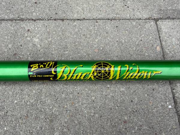 black widow crappie fishing pole Rod Telescopic The BnM Poles B BLACK WIDOW CANE POLE REVIEW