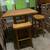 Wooden High Table with 4 Stools (very high quality) 1 thumbnail