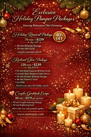 🎄 Oasis Spa A – Open for Christmas & New Year! ✨ 1