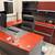 Modern U-Shaped Executive Office Desk with lateral File Cabinet and Hu 3 thumbnail