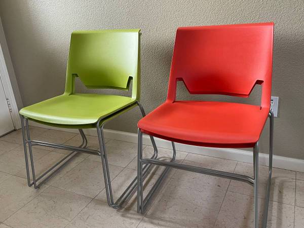 Haworth (4) Stackable Chairs (OBO) 1