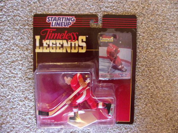 Starting Lineup Timeless Legends Gordie Howe NHL Hockey Figure w Card 1