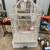 🕊️ Decorative Chalk White Metal Bird Cage with Wooden Bird Accent 3 thumbnail