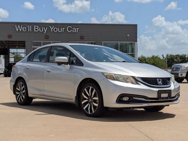 2014 Honda Civic Sedan EX-L - $9,991 (Llame al *(346) 245-5090* para confirmar disponibilidad al instante)63488014373889122