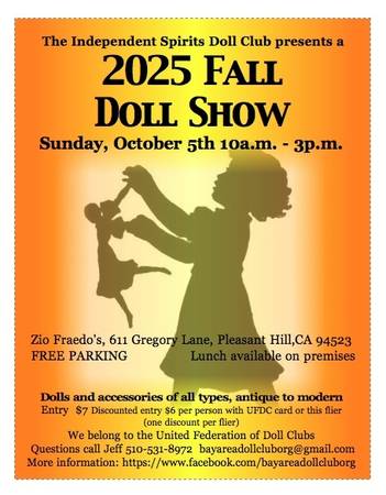 2025 Fall Doll Show (concord / pleasant hill / martinez)63909865140739120