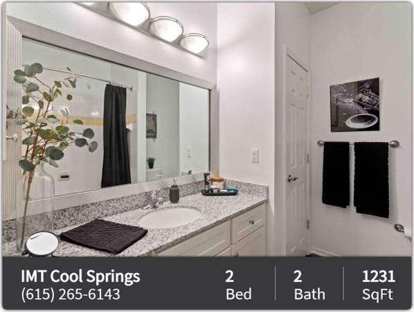 $2,165 / 2br - 1231ft2 - Prime location! Amazing floorplans. Come check us out. (Franklin - Cool Springs Mall)63924810043267122