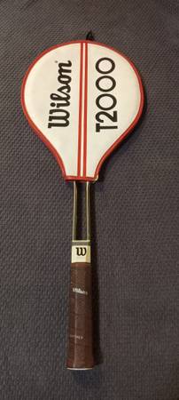 Vintage Wilson T2000 Tennis Racquet Racket 16.5" Very Nice! 1