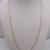 18K Yellow Gold Serpentine Chain Necklace 20" 2.2g 1 thumbnail