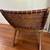 Beautiful woven leather folding lounge chairs 3 thumbnail