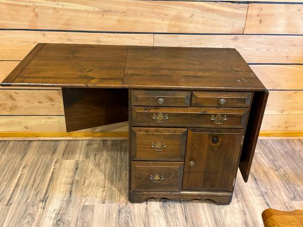 VintageFolding desk/ work table buffet 1