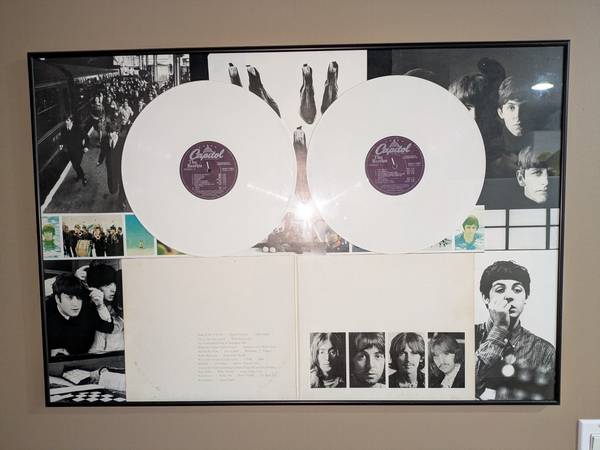 The Beatles White Album framed 1