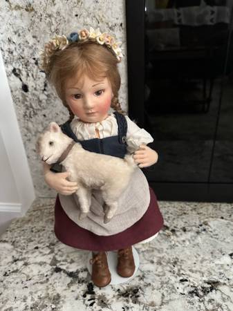 R. John Wright Heidi and her goat 1