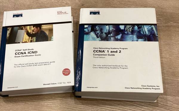 Cisco CCNA Self Study Guide & CCNA 1 & 2 Companion Guide - $25 (hayward / castro 1