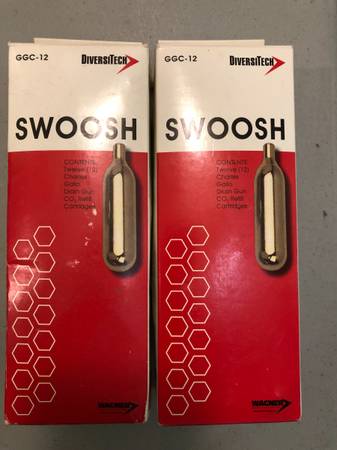 Swoosh Wagner co2 Cartridge Refills (2) Box Lot (23 total) 1