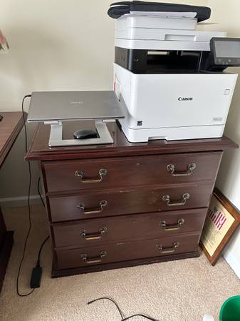 Wood Lateral File Cabinet 1