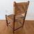 Antique Wooden chair with woven back and seat 2 thumbnail