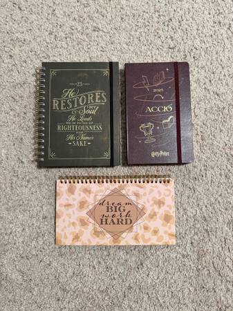 New Notebook/Planner/Calendar Lot 1