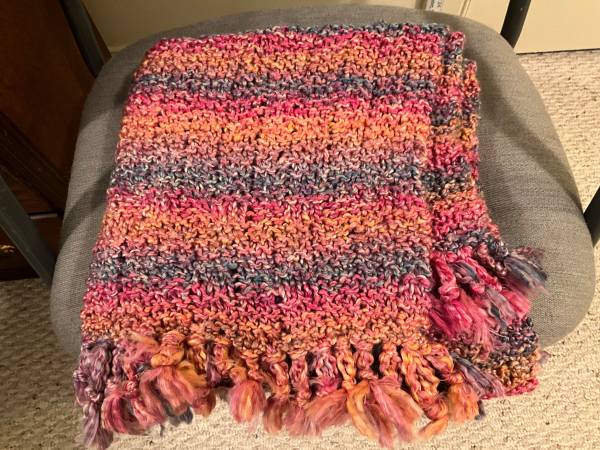 Hand crocheted shawl 1
